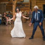 Wedding reception in Custer State Park with a father and daughter dance that was fun and entertaining. Black Hills Phtographer Laurel Danley